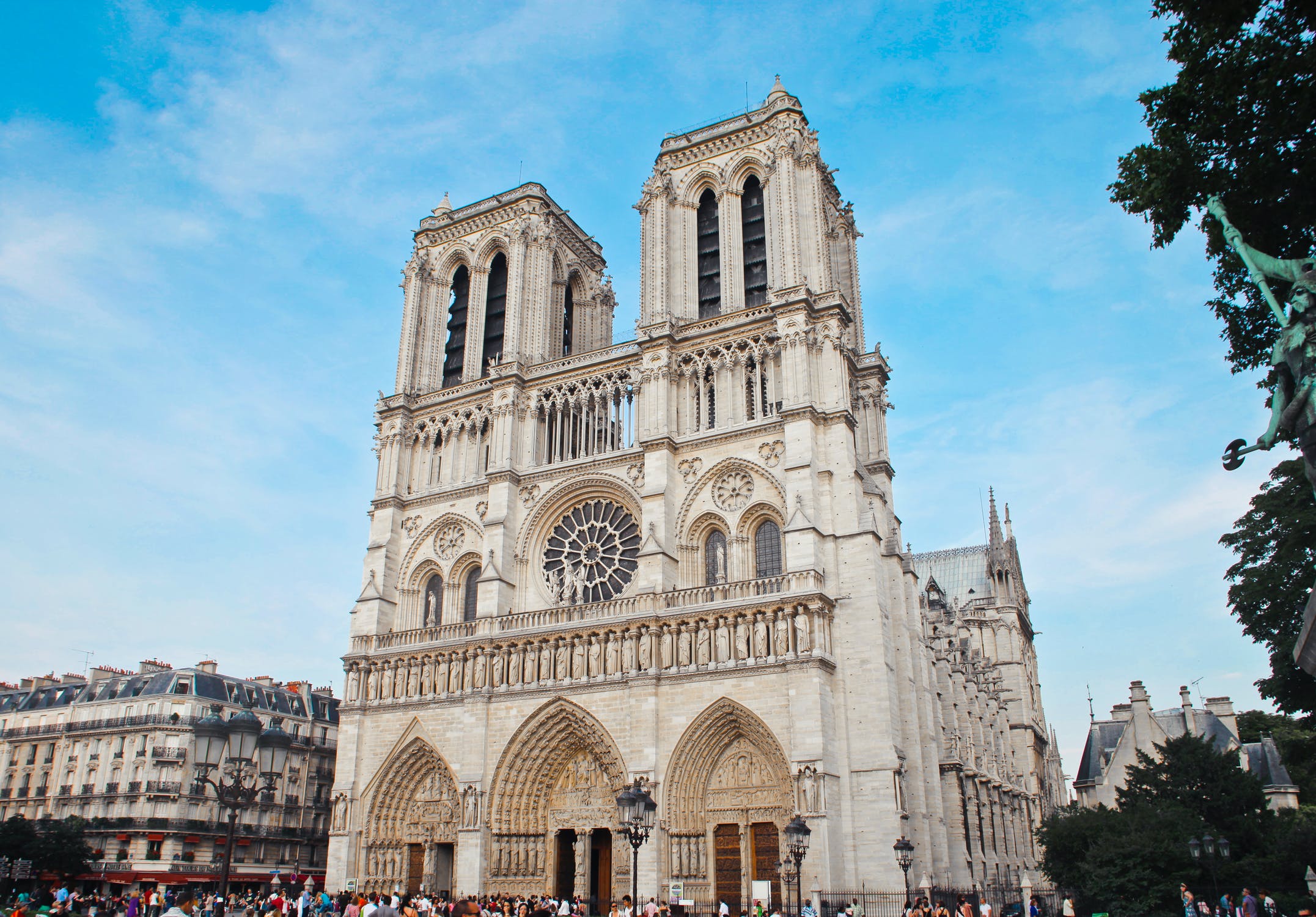 Cathédrale Notre-Dame de Paris avant l'incendie de 2019